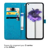 imoshion Etui de téléphone portefeuille Mandala Nothing Phone (1) - Turquoise