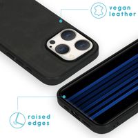 imoshion Etui de télephone luxe 2-en-1 amovible Apple iPhone 15 Pro - Noir