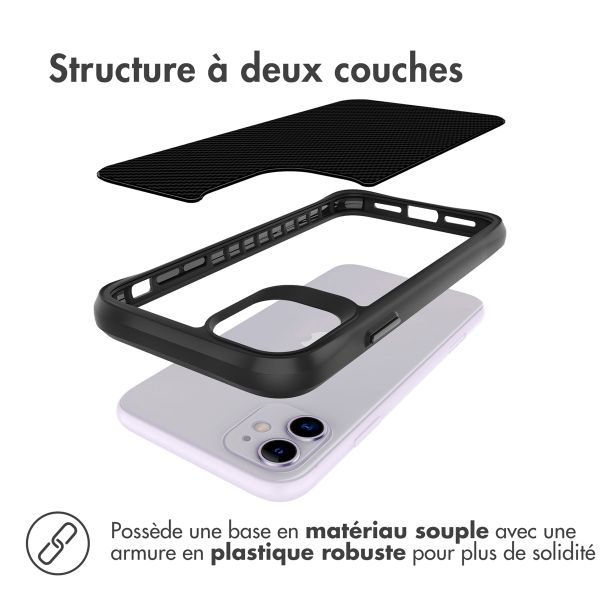 imoshion Rugged Hybrid Carbon Case Apple iPhone 11 - Noir