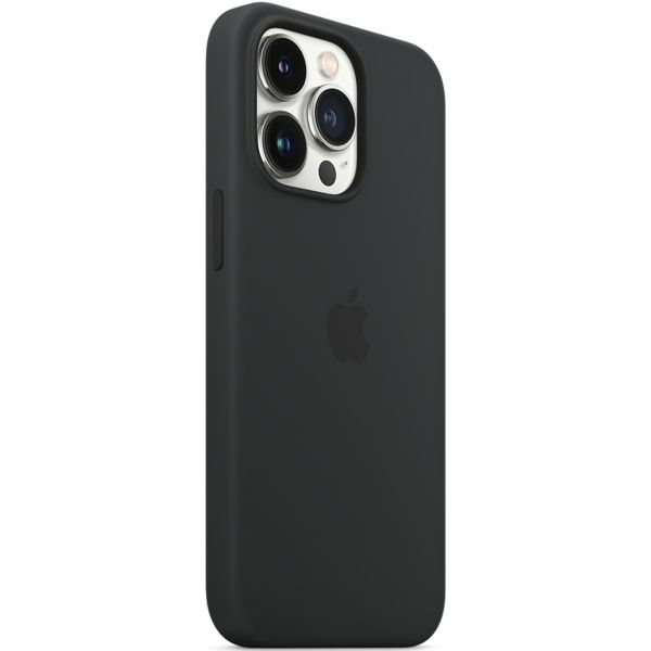 Apple Coque en silicone MagSafe Apple iPhone 13 Pro - Midnight