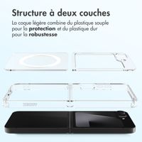 Accezz Coque Xtreme Impact Samsung Galaxy Z Flip 7 FE - Transparent