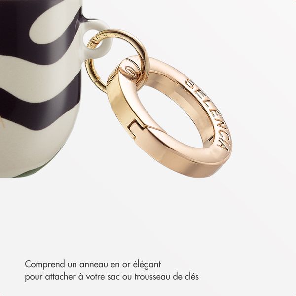 Selencia Coque Vivid Apple AirPods 3 - Art Wave Black