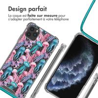 imoshion Coque Design avec cordon Apple iPhone 11 Pro - Jellyfish Watercolor