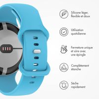 imoshion Bracelet en silicone Google Pixel Watch 3 - 45 mm - Taille S - Bleu