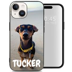 Concevez votre propre coque en gel Apple iPhone 15 - Noir