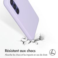 Accezz Coque Liquid Silicone avec MagSafe Samsung Galaxy S26 Plus - Violet