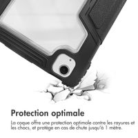Accezz Coque tablette Rugged Trifold Apple iPad Air 11 pouces (2025) M3 / (2024) M2 / Air 5 (2022) / Air 4 (2020) - Noir