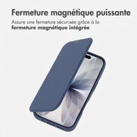 imoshion Bookcase transparente avec MagSafe Apple iPhone 17 - Bleu