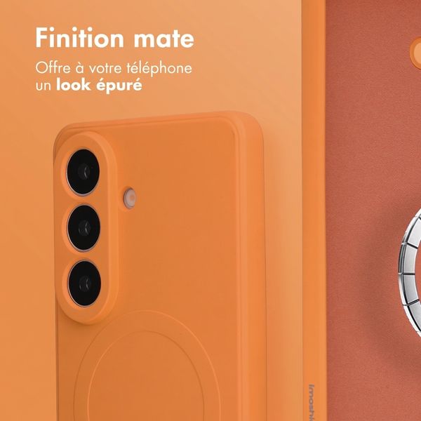 imoshion Coque Couleur avec MagSafe Samsung Galaxy S26 - Orange