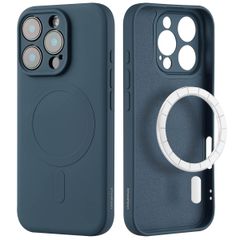 imoshion Coque Couleur avec MagSafe Apple iPhone 16 Pro - Bleu foncé