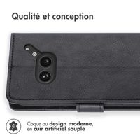 imoshion Étui de téléphone portefeuille Luxe Nothing Phone (2a) / 2(a) Plus - Noir