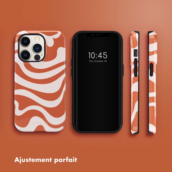 Selencia Coque arrière Vivid Tough iPhone 14 Pro - Dream Swirl Orange