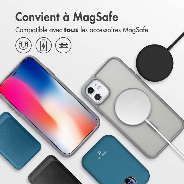 imoshion Coque Color Guard avec MagSafe iPhone 11 - Gris