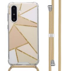 imoshion Coque Design avec cordon Samsung Galaxy A36 - Beige Graphic