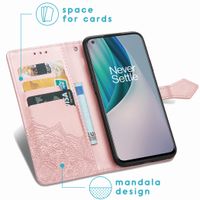 imoshion Etui de télephone Mandala OnePlus Nord N10 5G - Rose Doré