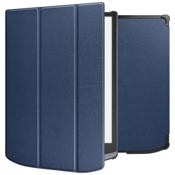 imoshion Trifold Hard Sleepcover Pocketbook InkPad X Pro - Bleu foncé