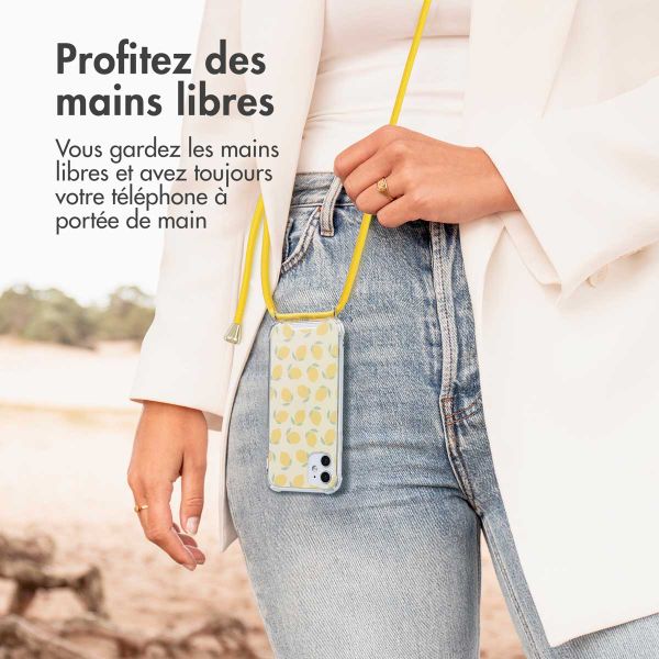 imoshion Coque Design avec cordon Apple iPhone 11 - Citrus Dream