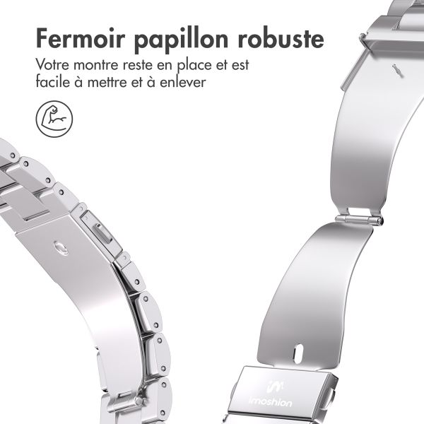 imoshion Bracelet en acier Apple Watch Series 1 á 9 / SE (38/40/41 mm) | Series 10 (42 mm) - Argent