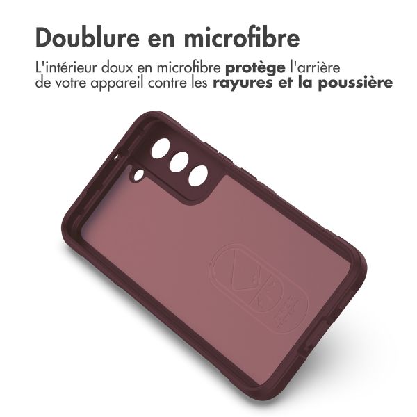 imoshion Coque arrière EasyGrip Samsung Galaxy S22 - Aubergine