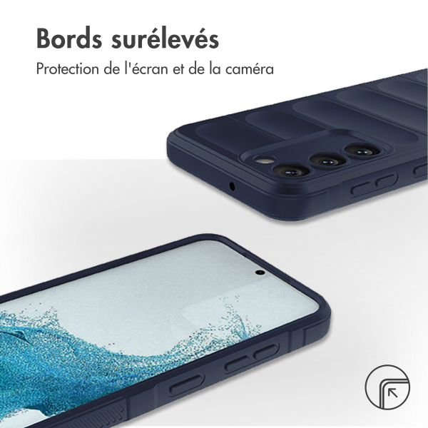 imoshion Coque arrière EasyGrip Samsung Galaxy S23 Plus - Bleu foncé