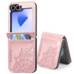 imoshion Mandala Bookcase Samsung Galaxy Z Flip 6 - Rose Doré