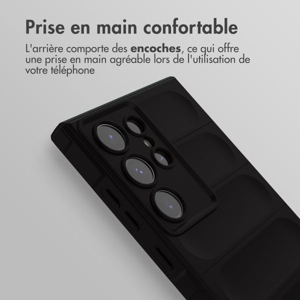 imoshion Coque arrière EasyGrip Samsung Galaxy S24 Ultra - Noir