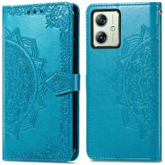 imoshion Etui de télephone Mandala Motorola Moto G54 - Turquoise