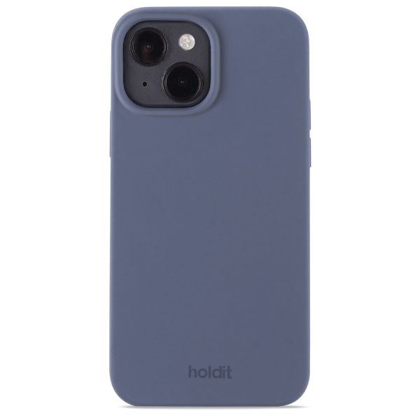 Holdit Coque Silicone iPhone 14 / 13 - Pacific Blue