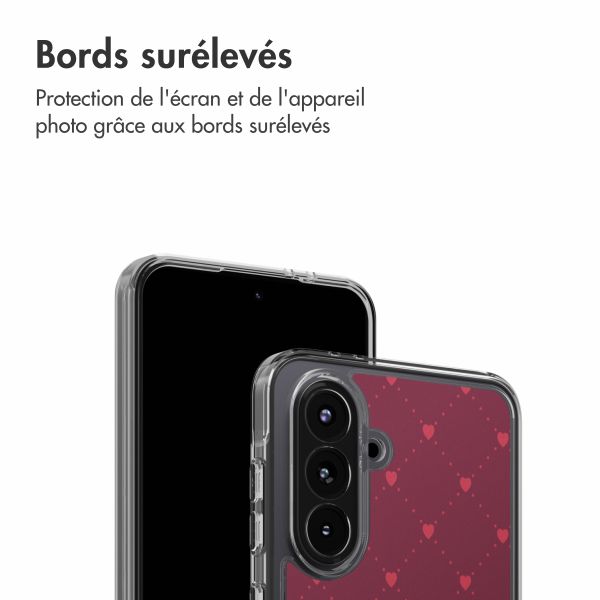 imoshion Coque Design Samsung Galaxy A36 - Crush Check Coral Dust