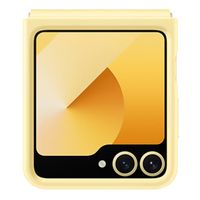 Samsung Original Coque KindSuit en Cuir Végan Samsung Galaxy Z Flip 6 / Flip 7 FE - Yellow