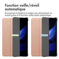 imoshion Coque tablette Trifold Xiaomi Pad 6 / 6 Pro - Rose Doré