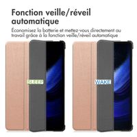 imoshion Coque tablette Trifold Xiaomi Pad 6 / 6 Pro - Rose Dorée