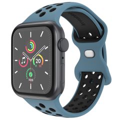 imoshion Bracelet sport⁺ Apple Watch Series 1 á 10 / SE / Ultra (2) (44/45/46/49 mm) - Taille S/M - Celestial Teal & Black