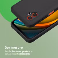 imoshion Coque Couleur Samsung Galaxy Xcover 7 Pro - Noir