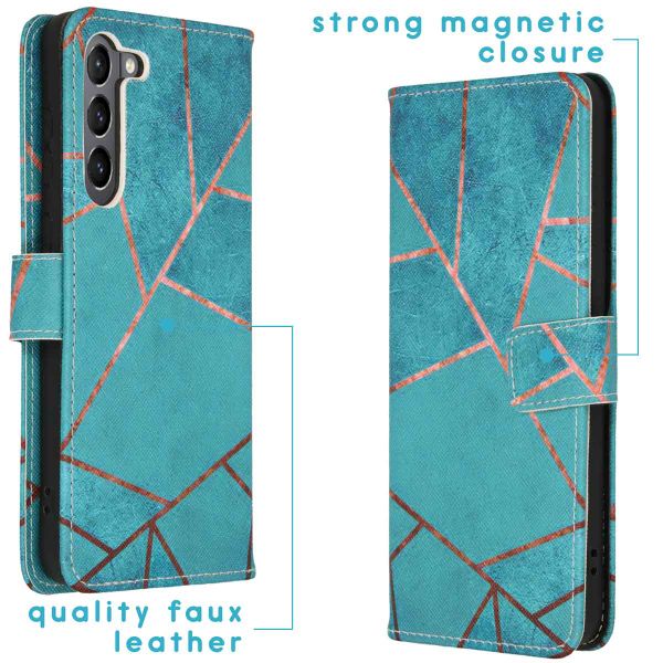 imoshion Coque silicone design Samsung Galaxy S23 Plus - Blue Graphic