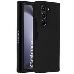 Accezz Coque Liquid Silicone Samsung Galaxy Z Fold 5 - Noir