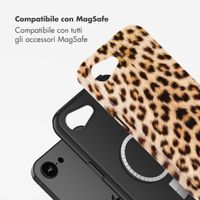 Selencia Coque arrière Vivid avec MagSafe Apple iPhone 17e / 16e - Wild Leo