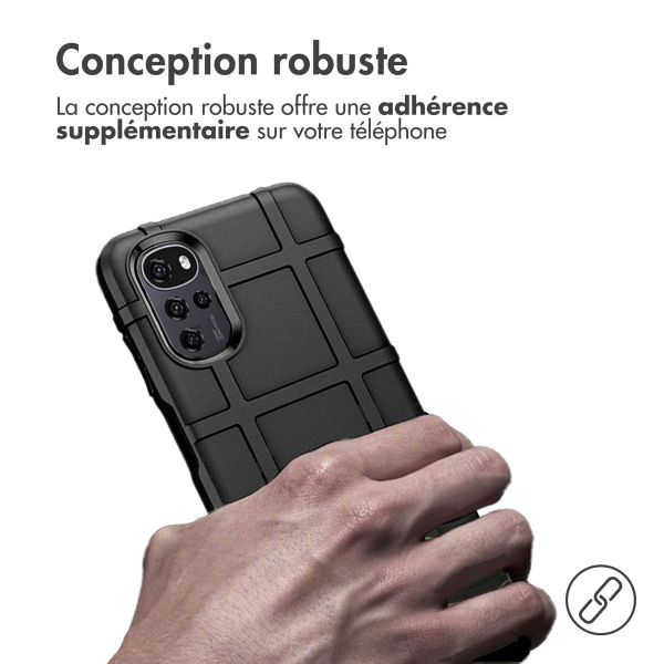imoshion Coque Rugged Shield Motorola Moto G22 / E32 / E32s - Noir