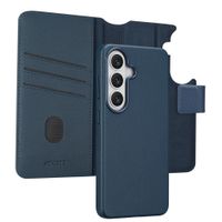Accezz Étui de télephone portefeuille en cuir 2-en-1 avec MagSafe Samsung Galaxy S26 - Nightfall Blue