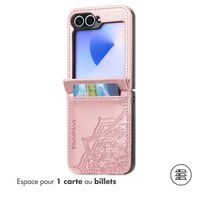 imoshion Mandala Bookcase Samsung Galaxy Z Flip 5 - Rose Doré