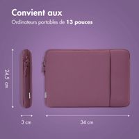 imoshion Pochette ordinateur avec compartiment 13 pouces - Royal Plum