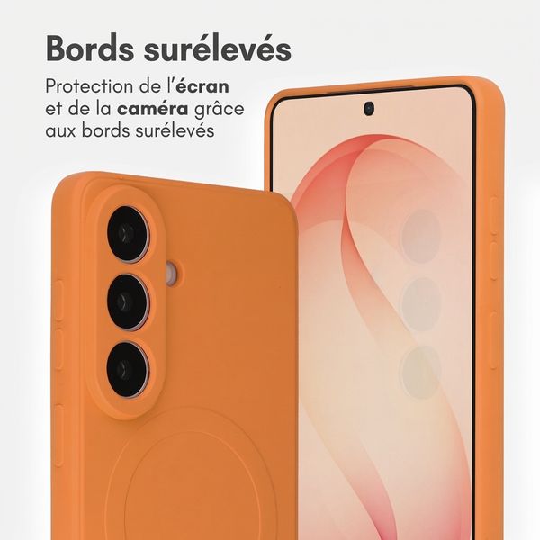 imoshion Coque Couleur avec MagSafe Samsung Galaxy S26 Plus - Orange