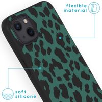 imoshion Coque Design iPhone 13 - Léopard - Noir / Vert