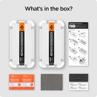 Spigen Protection d'écran en verre trempé GLAStR Privacy Applicator Apple iPhone 16 Plus / 15 Plus