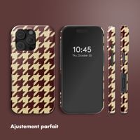 Selencia Coque arrière Vivid avec MagSafe Apple iPhone 16 Pro Max - Pied-de-Poule