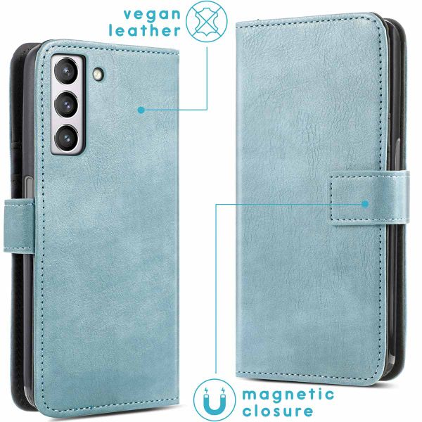 imoshion Étui de télephone portefeuille Samsung Galaxy S21 FE - Bleu clair