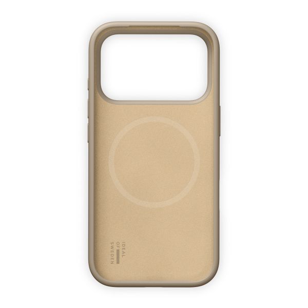 iDeal of Sweden Coque en silicone avec MagSafe Apple iPhone 17 Pro Max - Beige