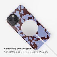 Selencia Coque arrière Vivid avec MagSafe Apple iPhone 13 - Moo'd Lavender Glow