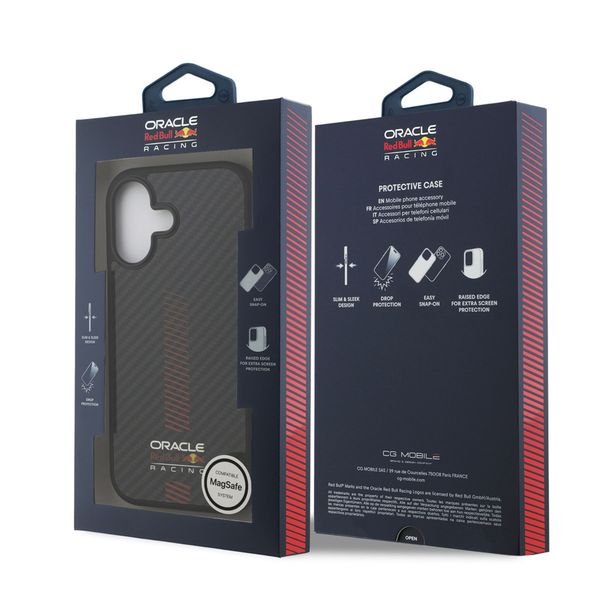 Red Bull Racing Coque Powerbar MagSafe Apple iPhone 17 - Noir