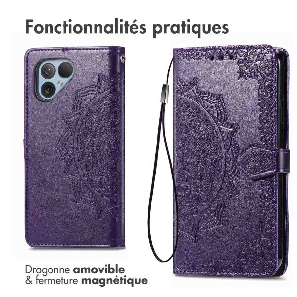 imoshion Etui de télephone Mandala Fairphone 5 - Violet